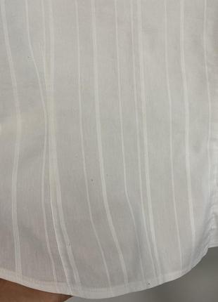 Сорочка morgan, блузка біла бавовна7 фото