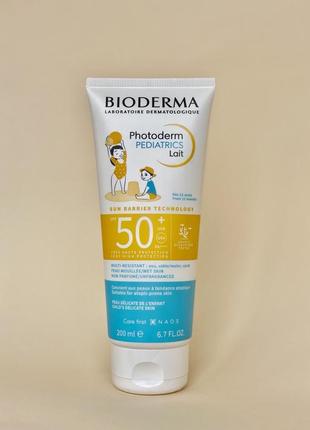 Солнцезащитное молочко для детей bioderma pediatrics lait milk