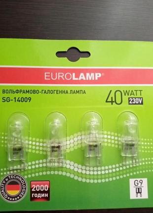 Галогенна лампа eurolamp 40w (sg-14009)1 фото