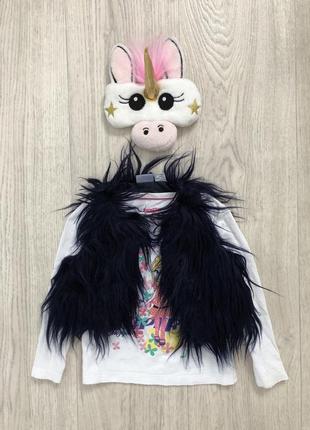 Хутряна жилетка lupilu,тепла жилетка еко хутро 2-4 р.,zara,h&m,next🦋