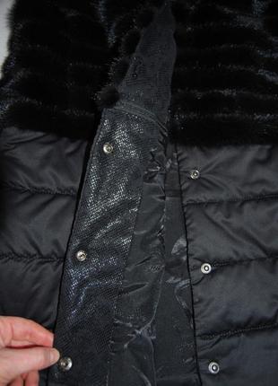 Норкове пальто, норковий жилет, норкова курточка5 фото