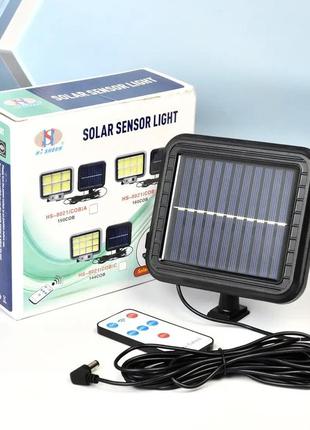 Уличный фонарь с солнечной панелью и датчиком движения x-bail bl-bk-128-8cob