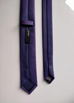 Мужской фиолетовый галстук next3 фото