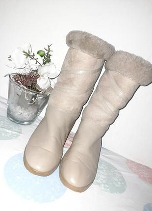 Сапожки на овчинке
