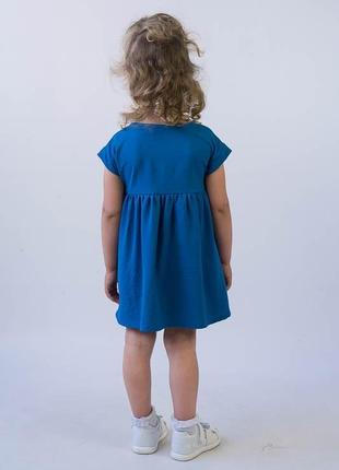 Легкое детское свободное платье из американского крепа, сарафан легкий детский4 фото