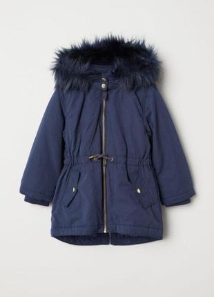 Н&м тепла куртка парка 6-7р. 122