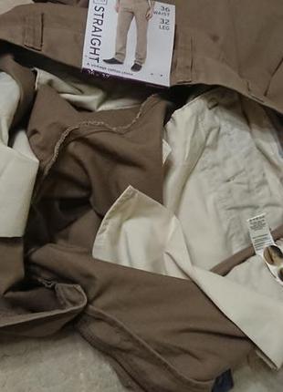 Брендові фірмові англійські легкі літні бавовняні брюки чиноси tu,нові з бірками,розмір 36/32.8 фото