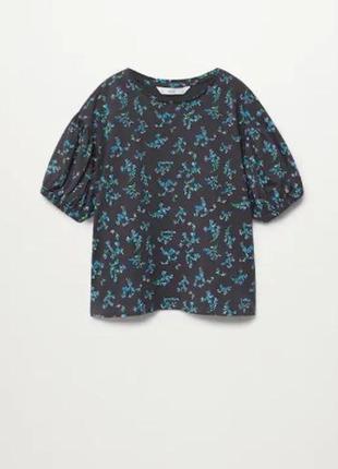 Стильная кофта блузка блуза топ для девочки бренд mango (испания) кофта реглан3 фото