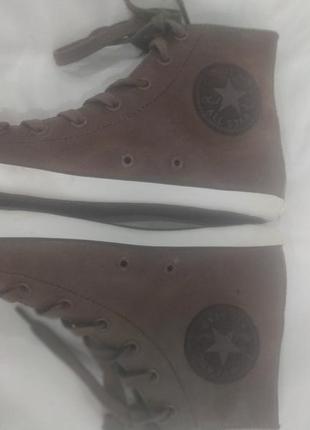 Крассовки кожа нат converse 21см7 фото