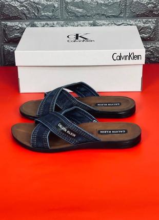 Чоловічі шльопанці calvin klein, тапки шльопки сланці новинка!2 фото