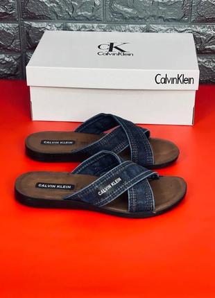Чоловічі шльопанці calvin klein, тапки шльопки сланці новинка!9 фото