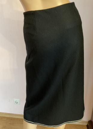 Черная теплая юбочка с вышивкой в этностиле/s/brend promod2 фото