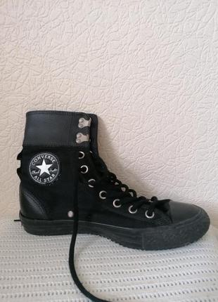 Черные кеды converse