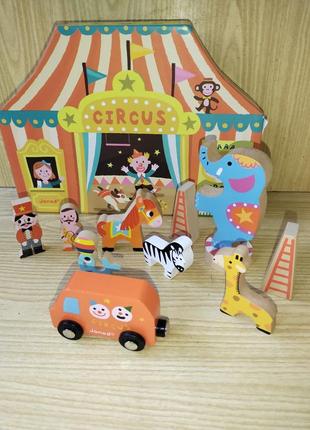 Набор деревянных игрушек цирк5 фото