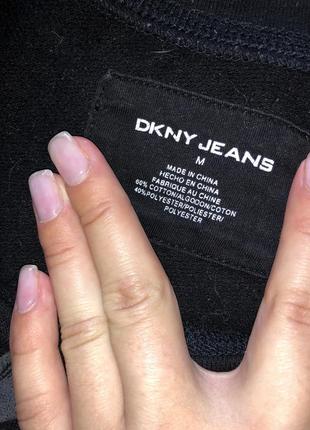 Dkny оригинал кофта свитшот вырезывания на плечах открытые плечи трехнитка лонгслив5 фото