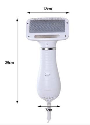 Фен-гребінець для вовни pet grooming dryer wn-103 фото