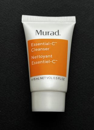 Увлажняющий гель для умывания и осветления murad environmental shield essential-c cleanser 15 мл2 фото