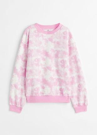 Стильна світшот кофта для дівчинки з фліс всередині h&m сша