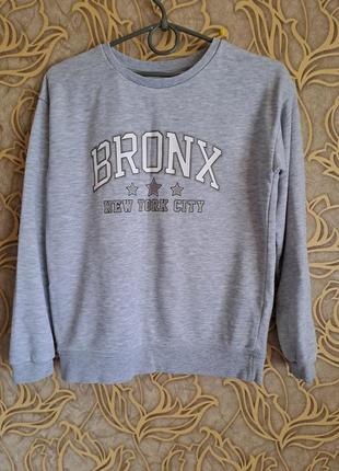 (1010) отличный котоновый свитшот primark  унисекс /возраст  11/12 лет