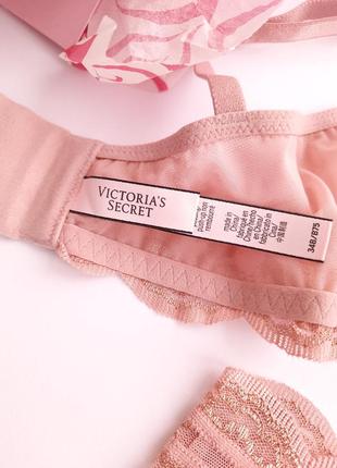 Кружевной комплект белья victoria's secret виктория сикрет оригинал7 фото