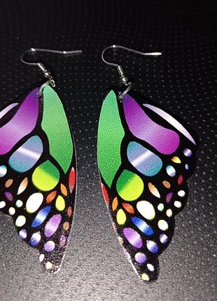 Яркие серьги бабочки 🦋