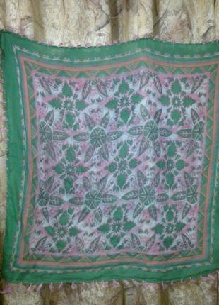 Платок pieces индия, 100%коттон, 100смх100см