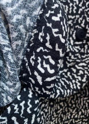 Брючный костюм леопардовый зебра черный белый бежевый коричневый анималистический брюки штаны широкие прямые палаццо рубашка кофта кардиган блуза7 фото