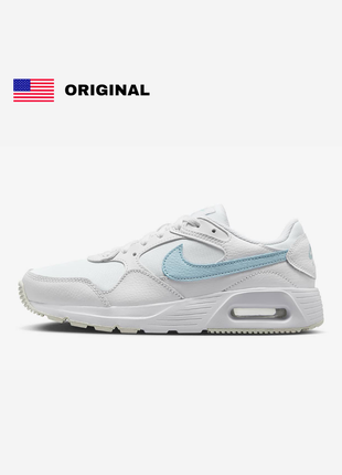 Оригінальні 🇺🇸 жіночі кросівки nike ur max sc. колір білий з блакитним. усі розміри в описі