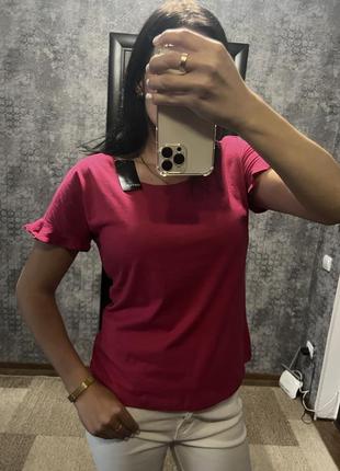 Малинова футболка / рожера футболка