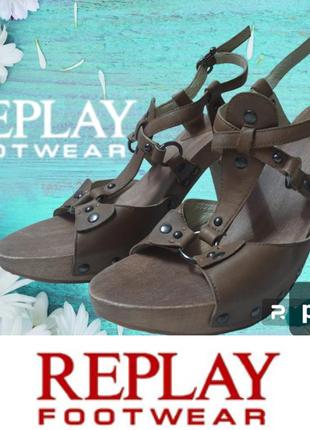 Шкіряні босоніжки reolay p 39