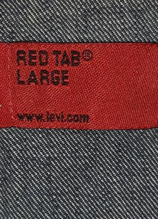Винтажная мужская джинсовая рубашка с коротким рукавом levi's | levis vintage3 фото