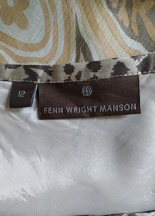 Fenn wright manson 💯 шелк длинная юбка4 фото