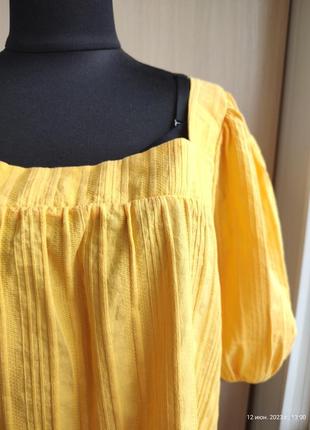 Шикарная коттоновая блуза большого размера.5 фото