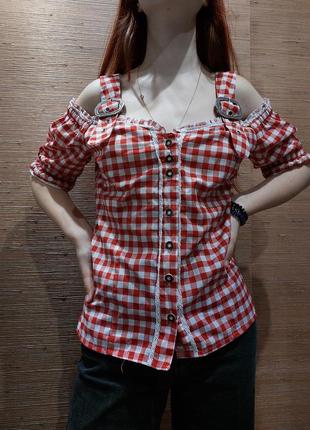 💛💚💖 крутая блузка в стиле кантри - ковбойском стиле1 фото