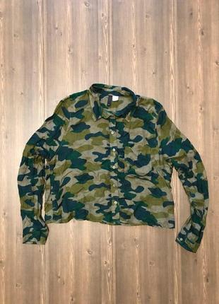 Рубашка в стиле милитари studio h&m3 фото