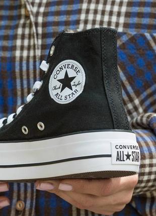 Кеди жіночі конверс, converse chuck taylor all star, кеды конверс женские высокие8 фото