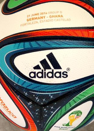 М'яч adidas brazuca офіційний kick-off ball германія-гана чм2014 fifa5 фото