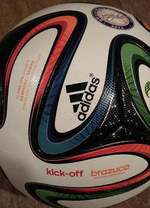 М'яч adidas brazuca офіційний kick-off ball германія-гана чм2014 fifa7 фото