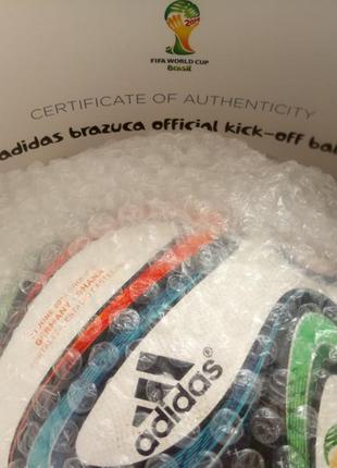 М'яч adidas brazuca офіційний kick-off ball германія-гана чм2014 fifa9 фото