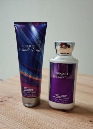 Набор от bath &amp; bodyworks лосьон для тела + крем для тела. оригинал из сша