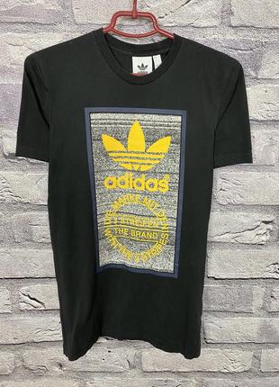Чоловіча мужская футболка adidas big logo BLACK nike lacoste the north face stone2 фото