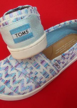 Слипоны toms оригинал 34-35 размер5 фото