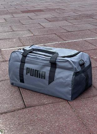 Спортивная сумка puma серая дорожная