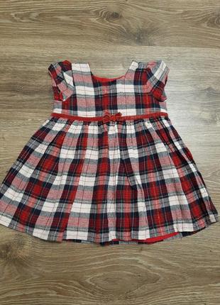 Платье в клеточку