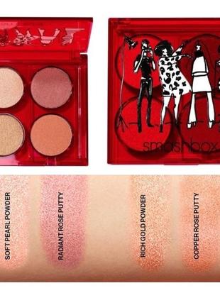 Палетка хайлайтеров smashbox halo cheek palette10 фото