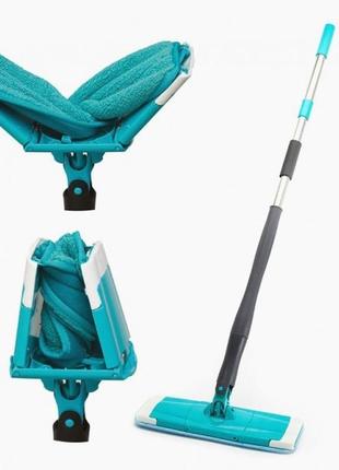 Універсальна поворотна швабра titan twist mop з системою віджиму1 фото