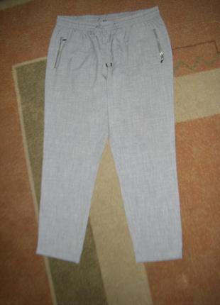 Классчические летние брюки с отворотом, размер 16 - l - 50