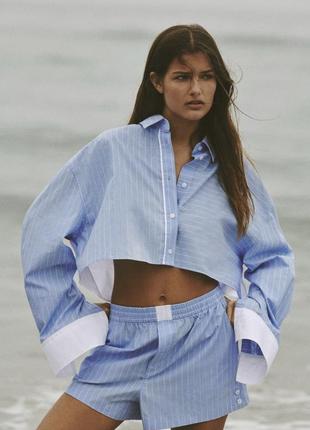 Костюм zara костюм в смужку