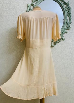 Легкое вискозное платье нежно-персикового цвета!!!6 фото