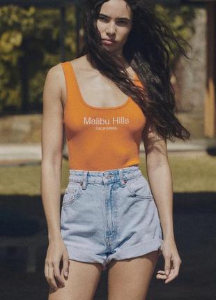 Боді майка zara